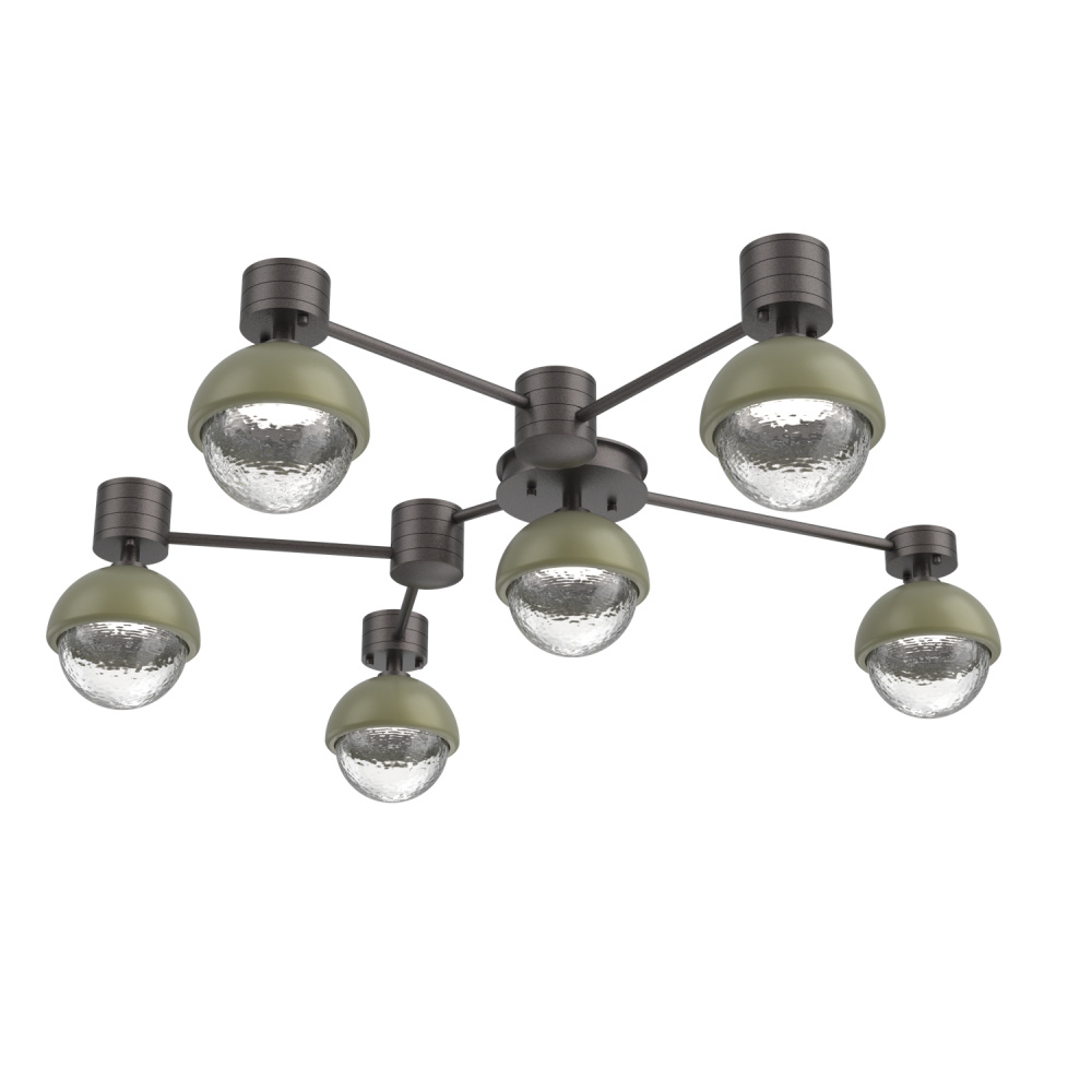 Hub & Spoke - Cabochon - Round - 6pc