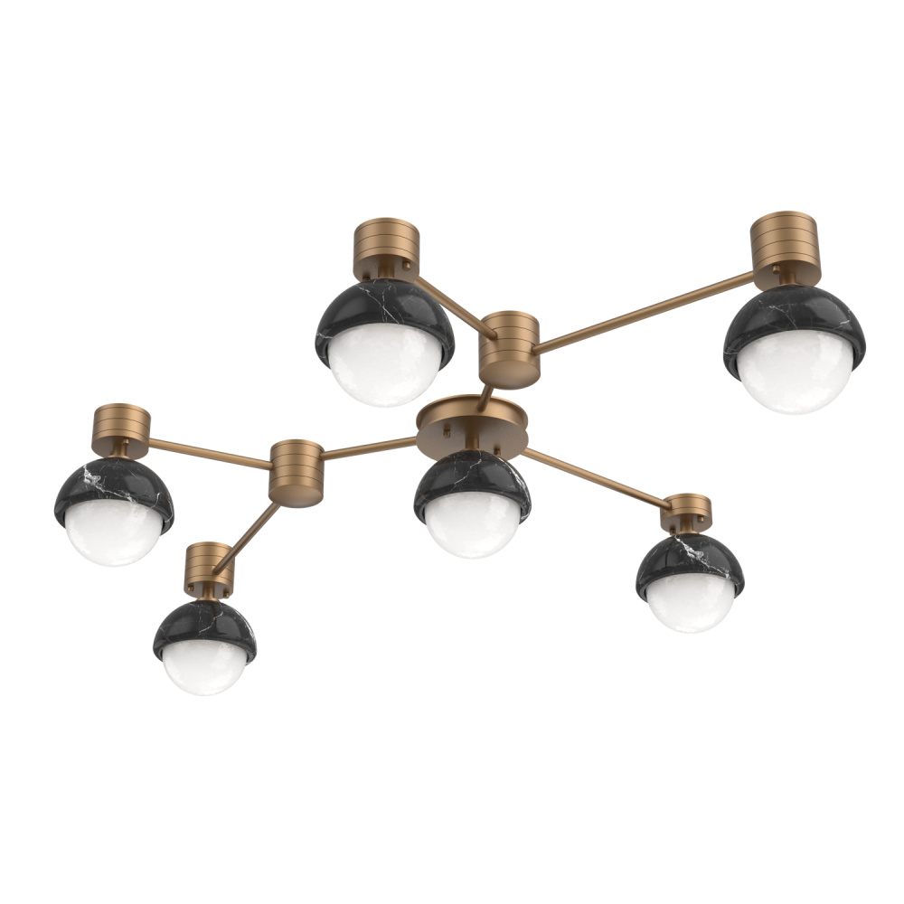 Hub & Spoke - Cabochon - Linear - 6pc