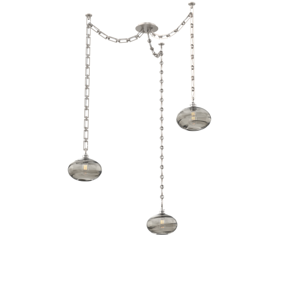 Coppa Round 3pc Swag Multi-Pendant Chain