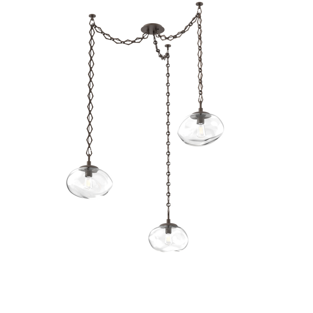 Nova Round 3pc Swag Multi-Pendant Chain (Bulb)