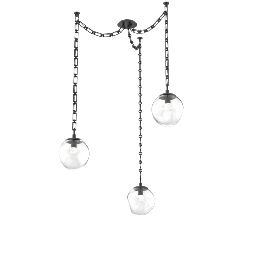 Aster LED Multi Light Pendant Multi Port Canopy Matte Black