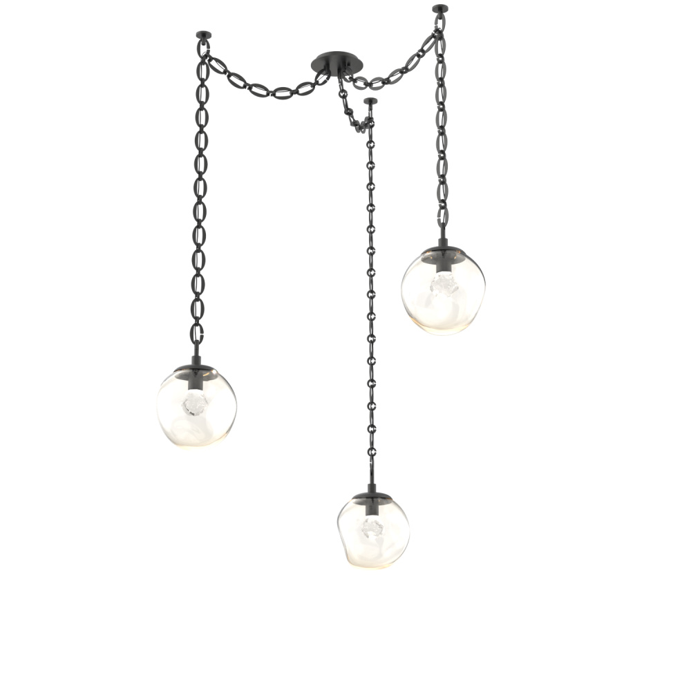 Aster LED Multi Light Pendant Multi Port Canopy Matte Black