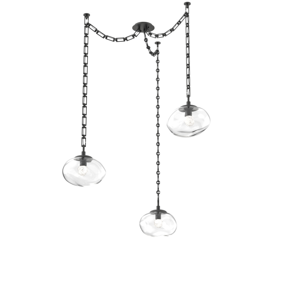 Nova Round 3pc Swag Multi-Pendant Chain (LED)