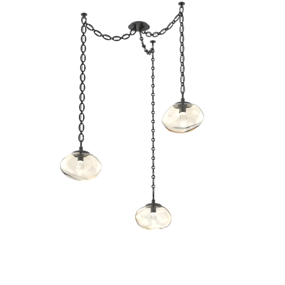 Nova LED Multi Light Pendant Matte Black