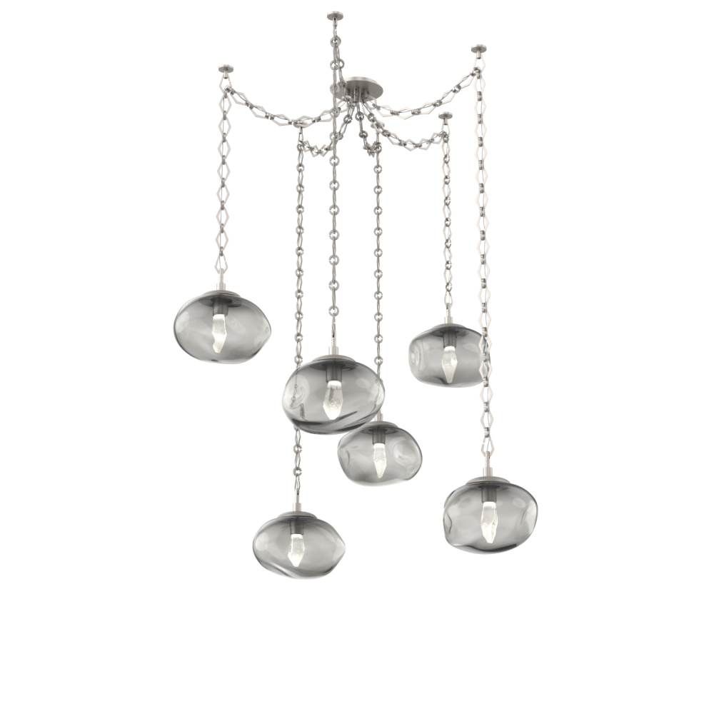 Nova Round 6pc Swag Multi-Pendant Chain (LED)