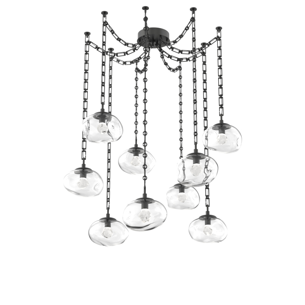 Nova LED Multi Light Pendant Matte Black