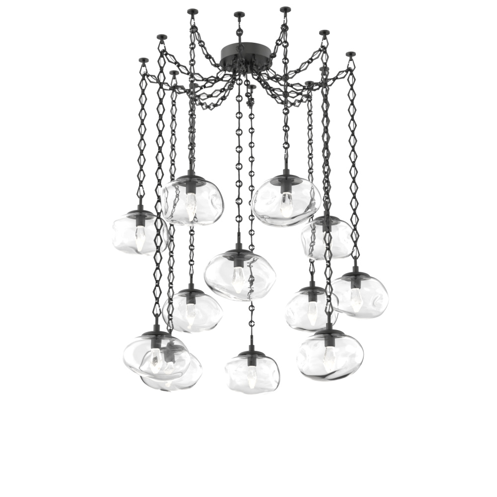 Nova LED Multi Light Pendant Matte Black