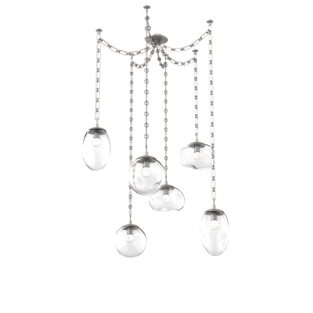 Cosmos Round 6pc Swag Multi-Pendant Chain (LED)