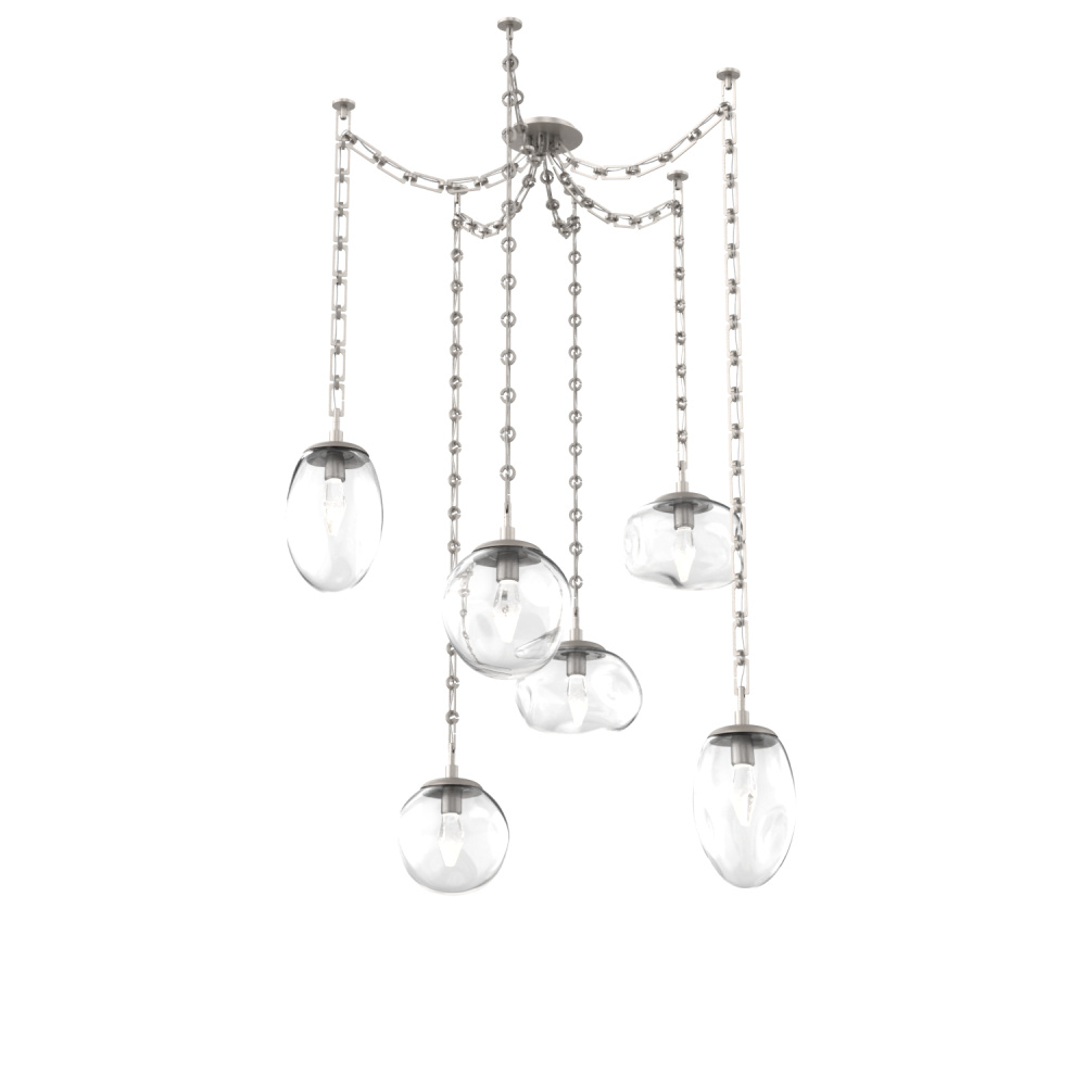Cosmos Round 6pc Swag Multi-Pendant Chain (LED)