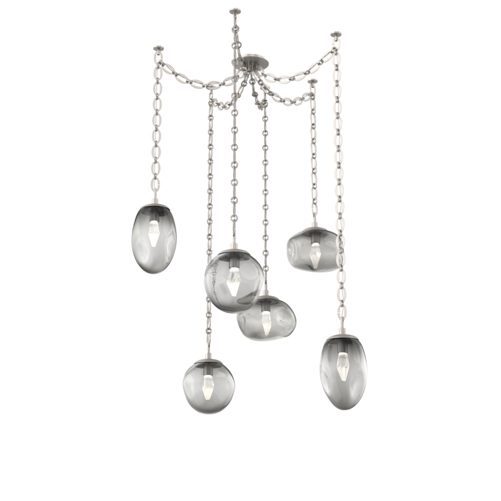 Cosmos Round 6pc Swag Multi-Pendant Chain (LED)