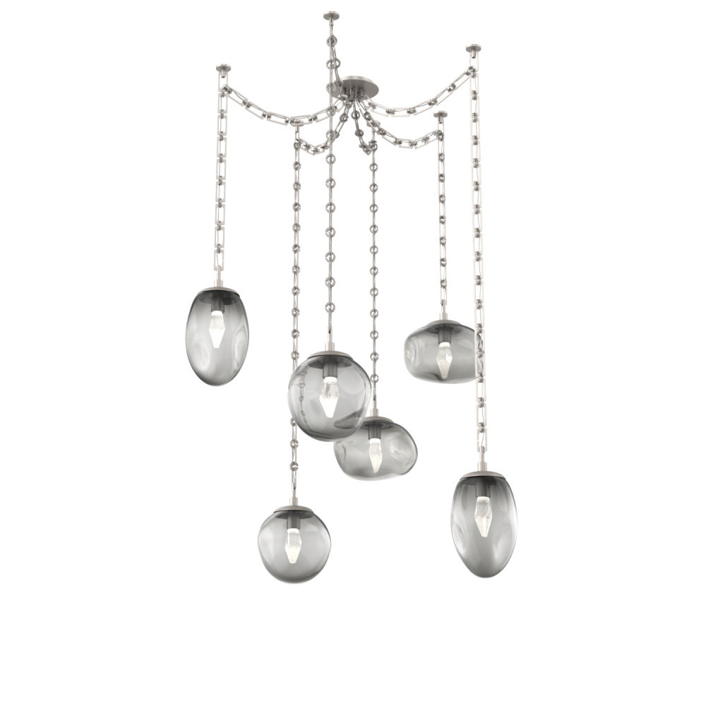 Cosmos Round 6pc Swag Multi-Pendant Chain (LED)
