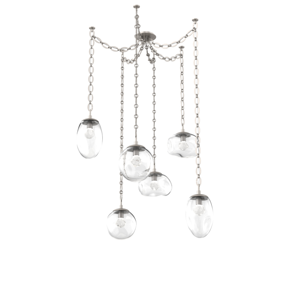 Cosmos Round 6pc Swag Multi-Pendant Chain (LED)