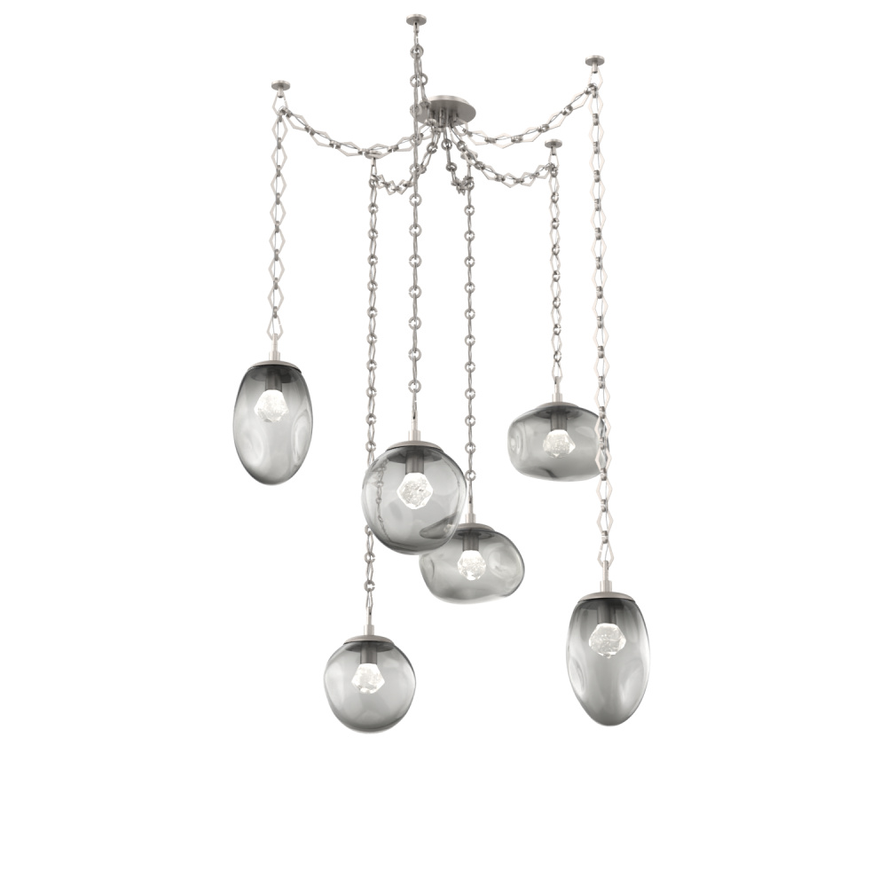 Cosmos Round 6pc Swag Multi-Pendant Chain (LED)