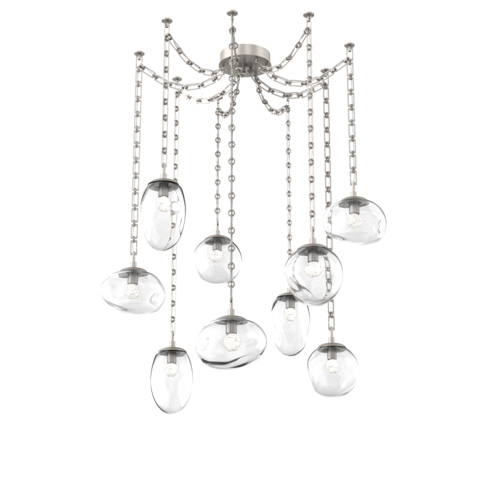Cosmos Round 9pc Swag Multi-Pendant Chain (LED)
