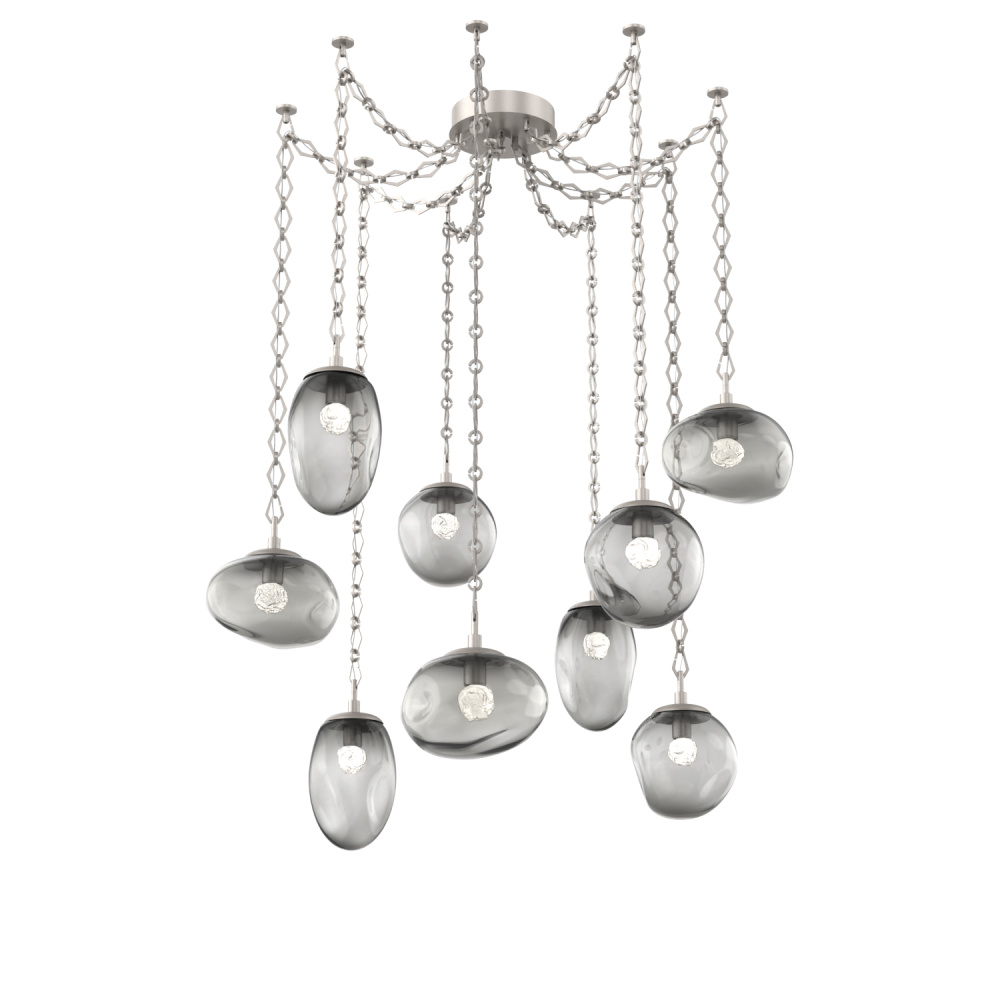Cosmos Round 9pc Swag Multi-Pendant Chain (LED)