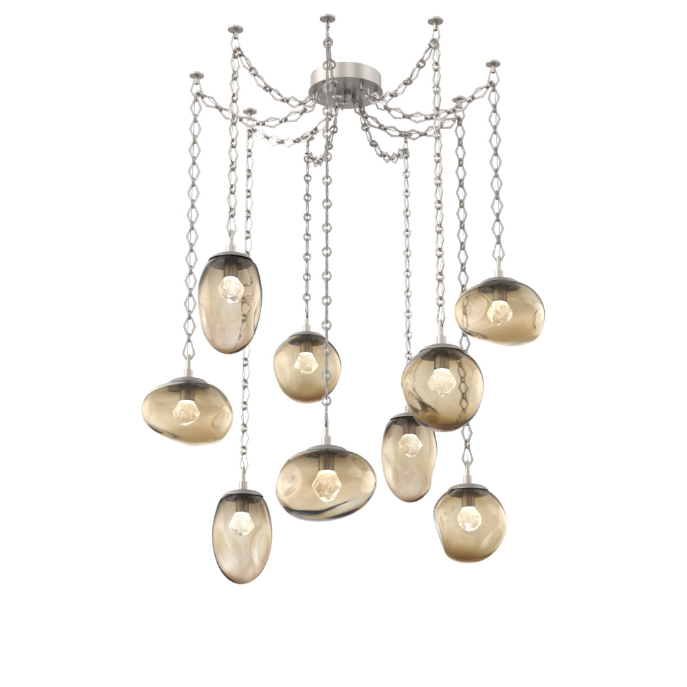 Cosmos Round 9pc Swag Multi-Pendant Chain (LED)