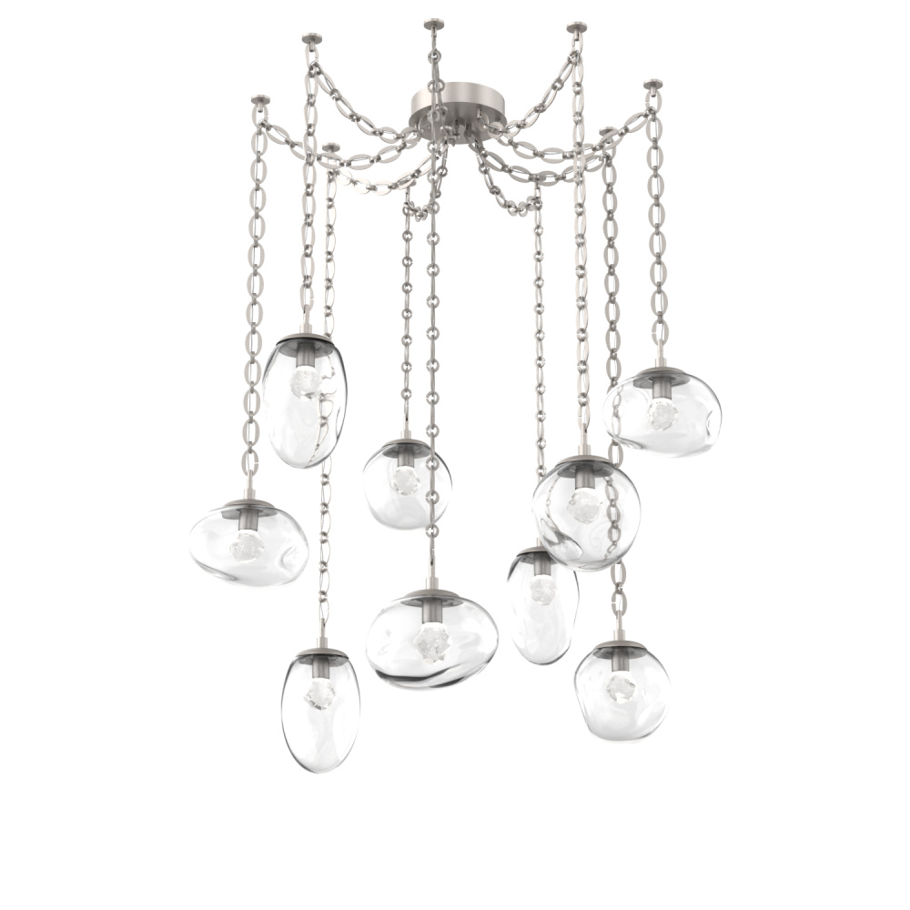 Cosmos Round 9pc Swag Multi-Pendant Chain (LED)