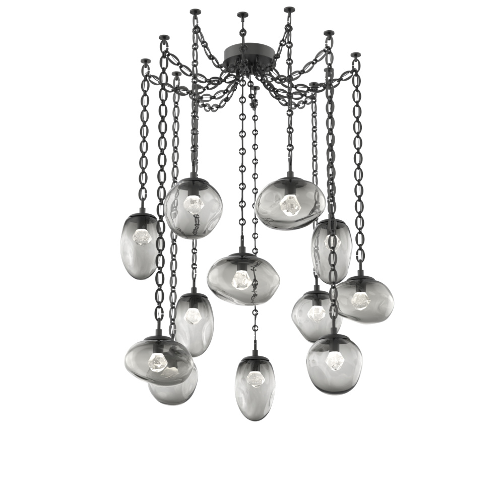 Cosmos Round 12pc Swag Multi-Pendant Chain (LED)