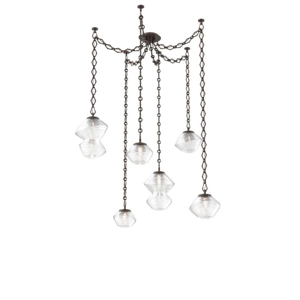 Mesa Multi Light Pendant Flat Bronze