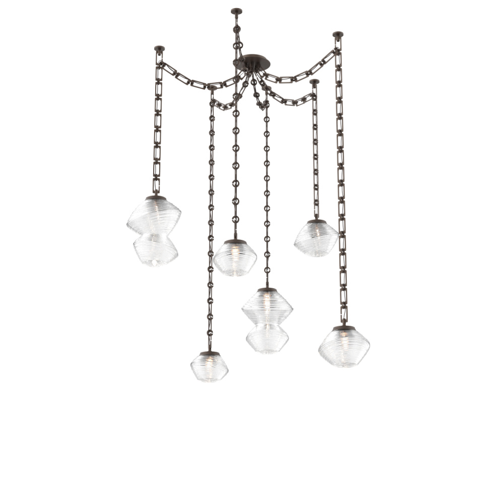 Mesa Multi Light Pendant Flat Bronze