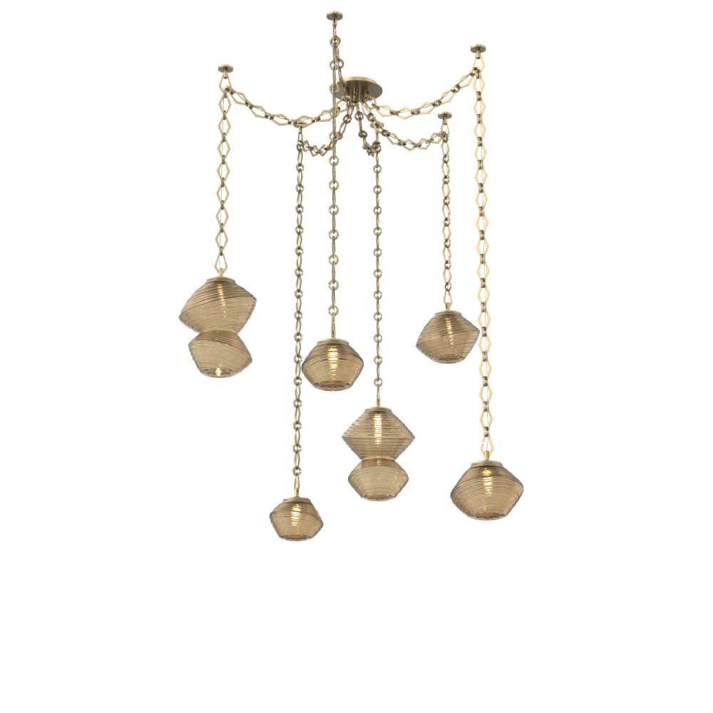 Mesa Round Chain 6pc Swag Multi-Pendant