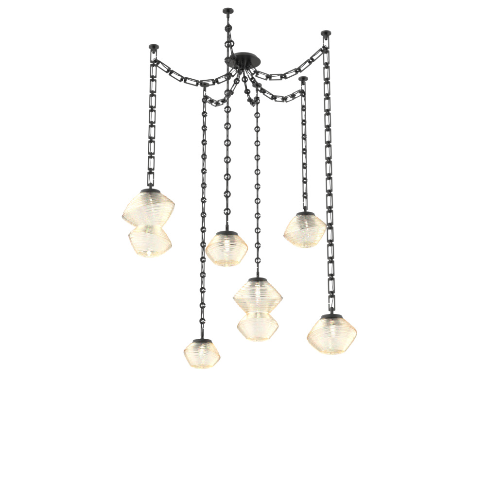 Mesa Multi Light Pendant Matte Black