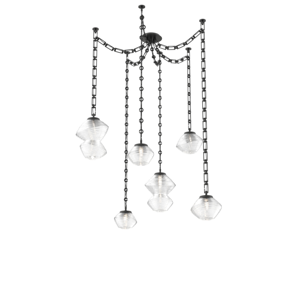 Mesa Multi Light Pendant Matte Black