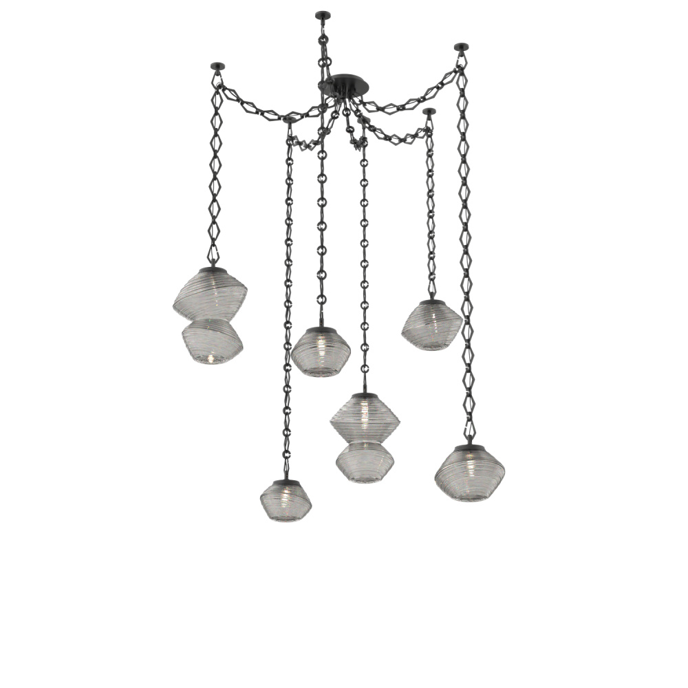 Mesa Multi Light Pendant Matte Black