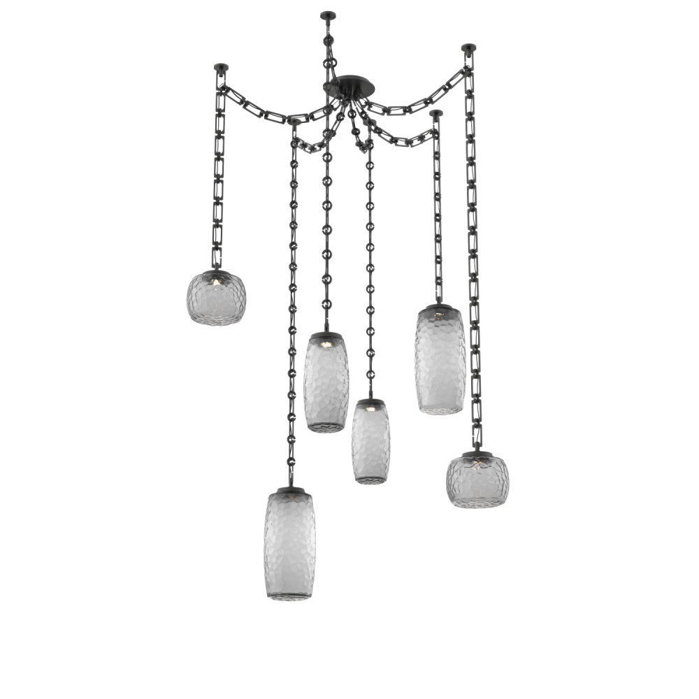 Vessel Round Chain 6pc Swag Multi-Pendant
