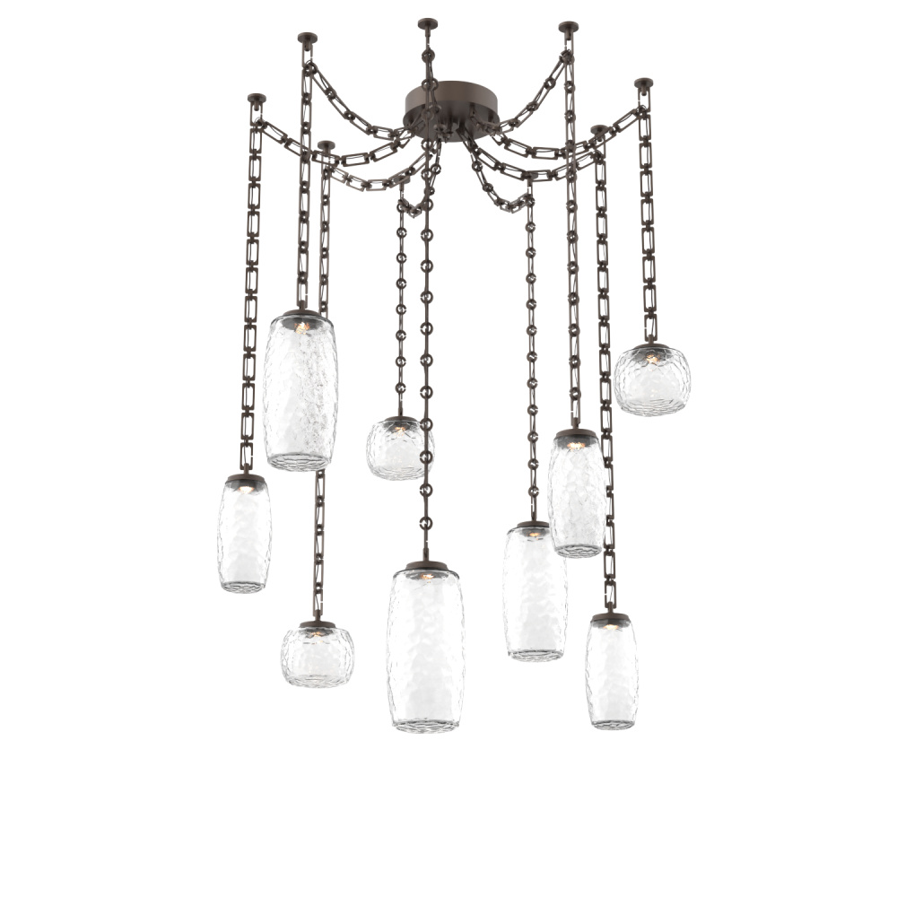 Vessel Multi Light Pendant Flat Bronze