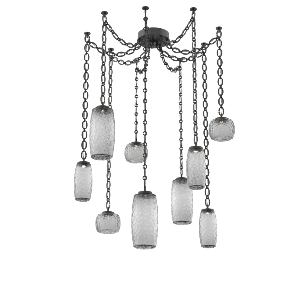 Vessel Round Chain 9pc Swag Multi-Pendant