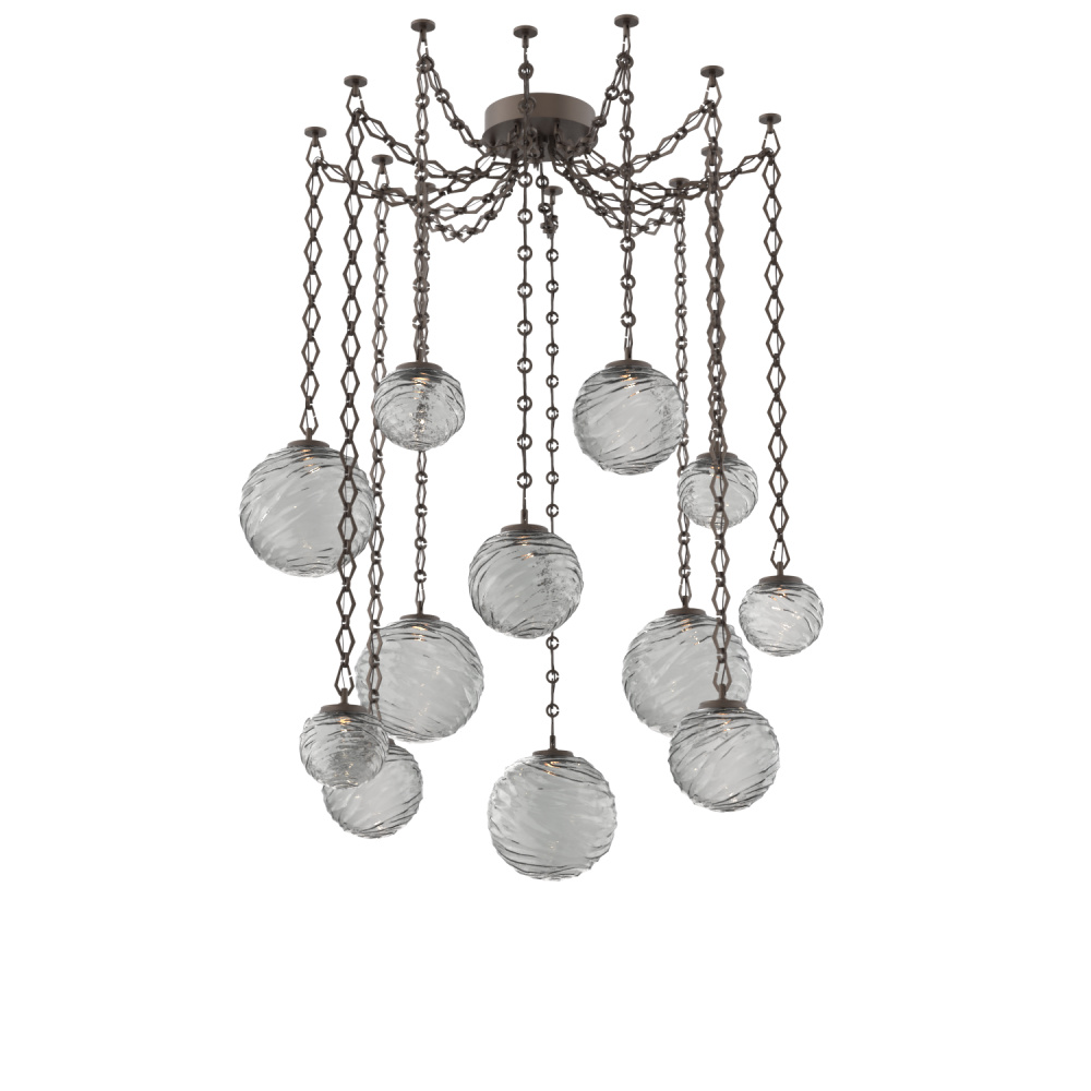 Gaia Round Chain 12pc Swag Multi-Pendant