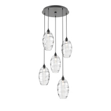 Hammerton CHB0035-05-MB-OC-C01-E2 - Ellisse Round 5pc Multi-Pendant