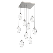 Hammerton CHB0035-09-BS-OC-C01-E2 - Ellisse Square 9pc Multi-Pendant