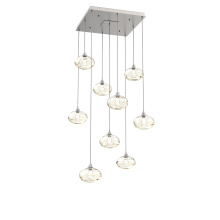 Hammerton CHB0036-09-BS-OA-C01-E2 - Coppa Square 9pc Multi-Pendant