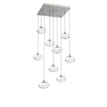 Hammerton CHB0036-09-BS-OC-C01-E2 - Coppa Square 9pc Multi-Pendant