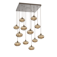 Hammerton CHB0036-12-FB-OB-C01-E2 - Coppa Square 12pc Multi-Pendant
