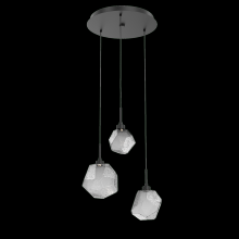 Hammerton CHB0039-03-MB-S-C01-L1 - Gem Round 3pc Multi-Pendant