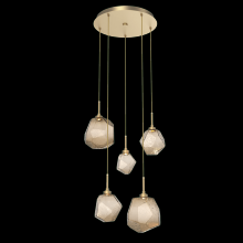 Hammerton CHB0039-05-GB-B-C01-L1 - Gem Round 5pc Multi-Pendant
