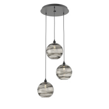 Hammerton CHB0047-03-MB-OS-C01-E2 - Terra Round 3pc Multi-Pendant