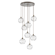 Hammerton CHB0047-08-FB-OC-C01-E2 - Terra Round 8pc Multi-Pendant