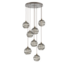 Hammerton CHB0047-08-FB-OS-C01-E2 - Terra Round 8pc Multi-Pendant