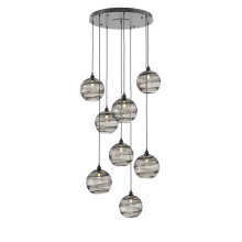 Hammerton CHB0047-08-MB-OS-C01-E2 - Terra Round 8pc Multi-Pendant