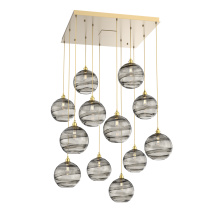 Hammerton CHB0047-12-GB-OS-C01-E2 - Terra Square 12pc Multi-Pendant