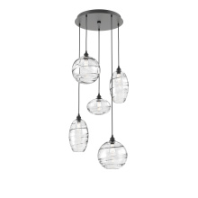 Hammerton CHB0048-05-MB-OC-C01-E2 - Misto Round 5pc Multi-Pendant