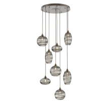 Hammerton CHB0048-08-FB-OS-C01-E2 - Misto Round 8pc Multi-Pendant