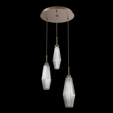 Hammerton CHB0049-03-FB-RS-C01-L1 - Aalto Round 3pc Multi-Pendant