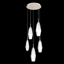 Hammerton CHB0049-05-BS-RC-C01-L1 - Aalto Round 5pc Multi-Pendant
