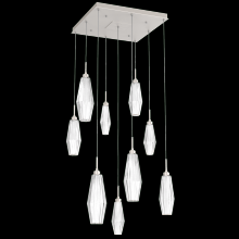 Hammerton CHB0049-09-BS-RC-C01-L1 - Aalto Square 9pc Multi-Pendant