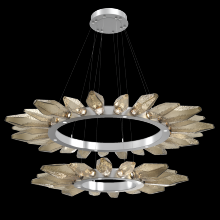 Hammerton CHB0050-2T-CS-CB-CA1-L1 - Rock Crystal Two-Tier Radial Ring